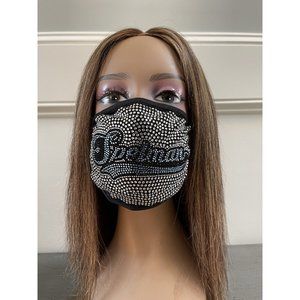 Spelman College Bling Rhinestone Face Mask
